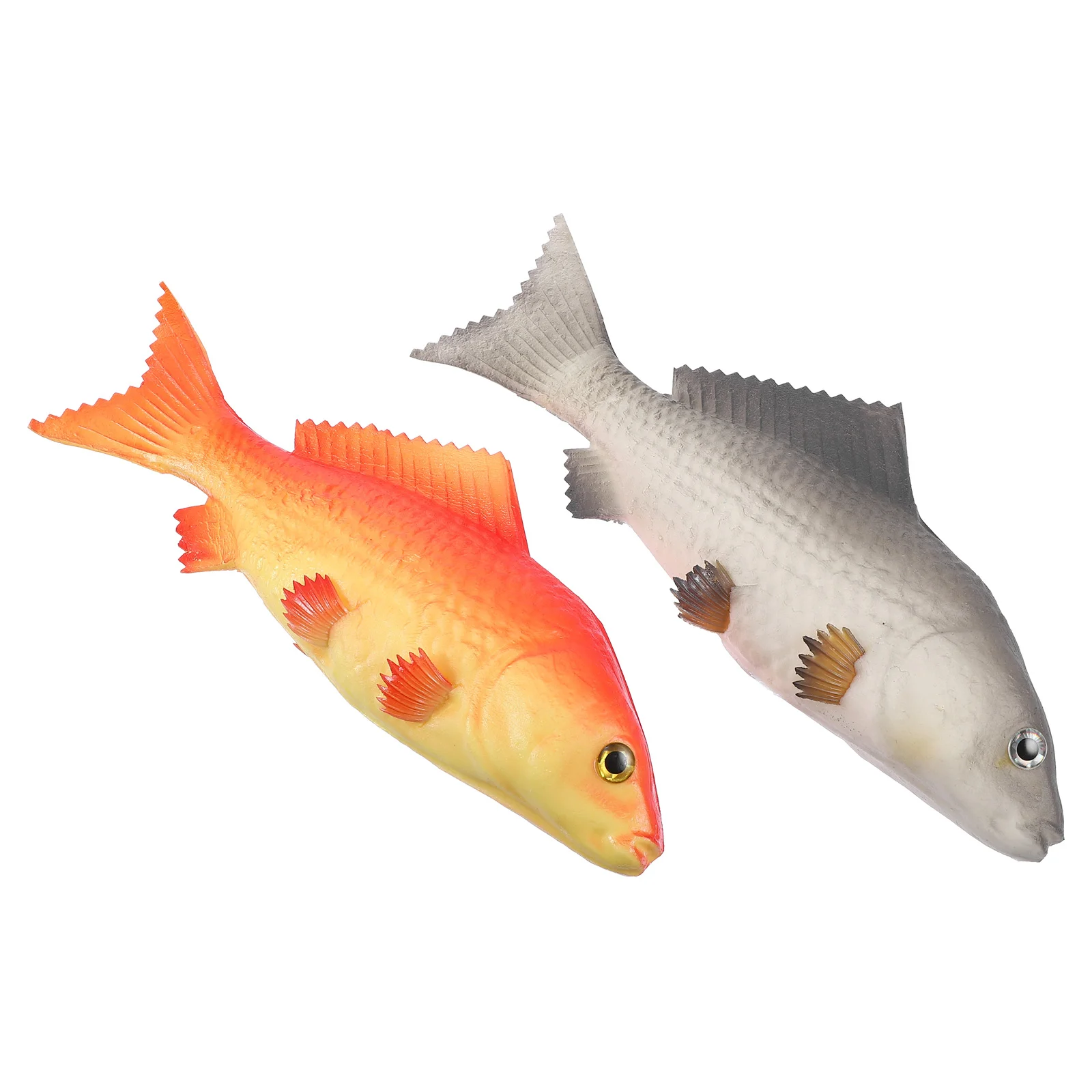 

2Pcs Imitated Fish Ornament Fake Fish Creative Children Home Decoration