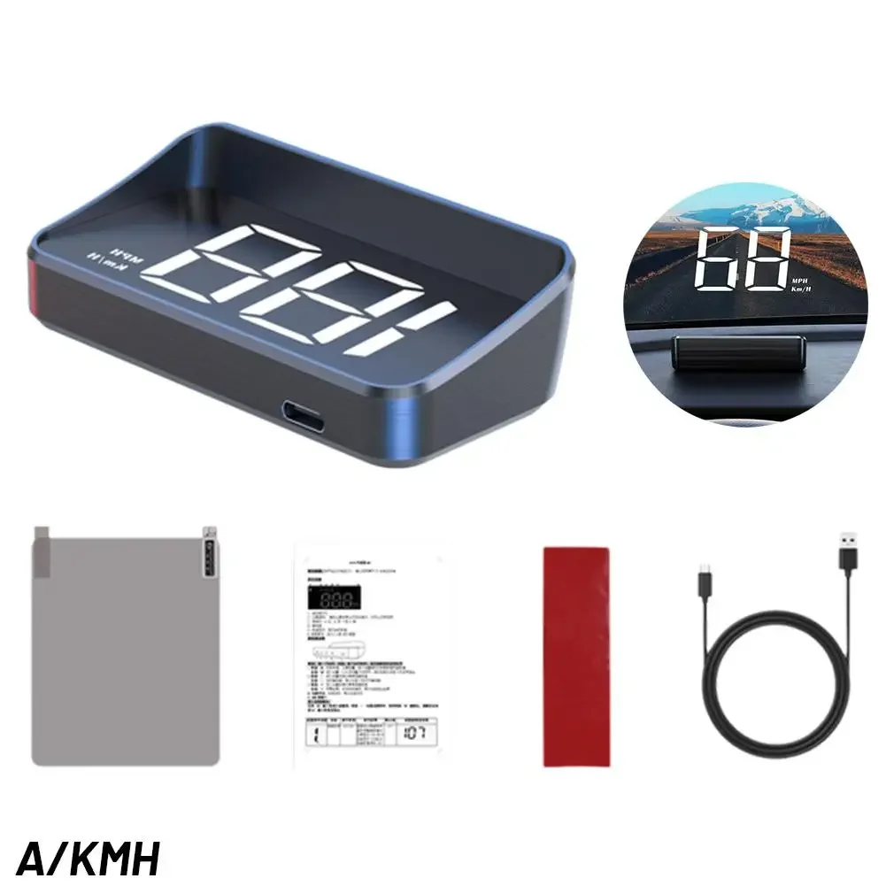 

M2 Проекционный дисплей Автомобильный универсальный спидометр KMH/MPH GPS Beidou Cable Play USB Plug System & Satellite Dual HUD P0K8