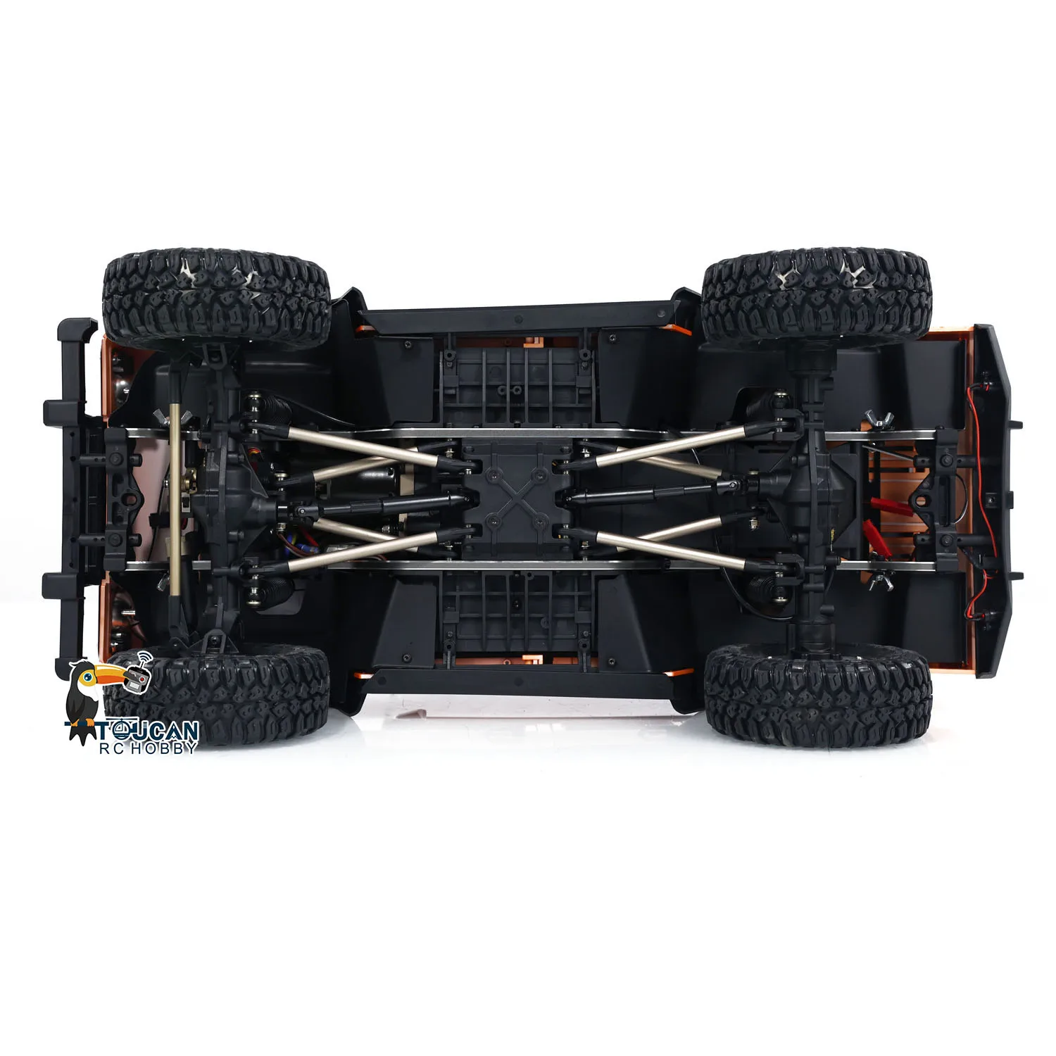 Фото Радиоуправляемая модель внедорожника YIKONG 1/10 4x4 с 2 скоростями, световой системой и мотором ESC №1