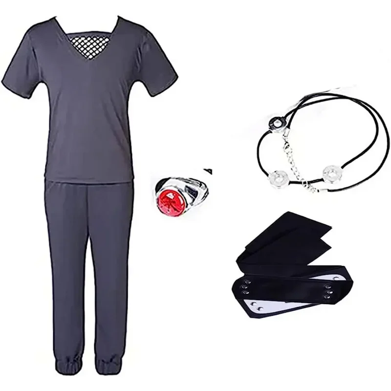 Coslan аниме Учиха Итачи Акацуки мужской женский костюм для косплея футболка брюки