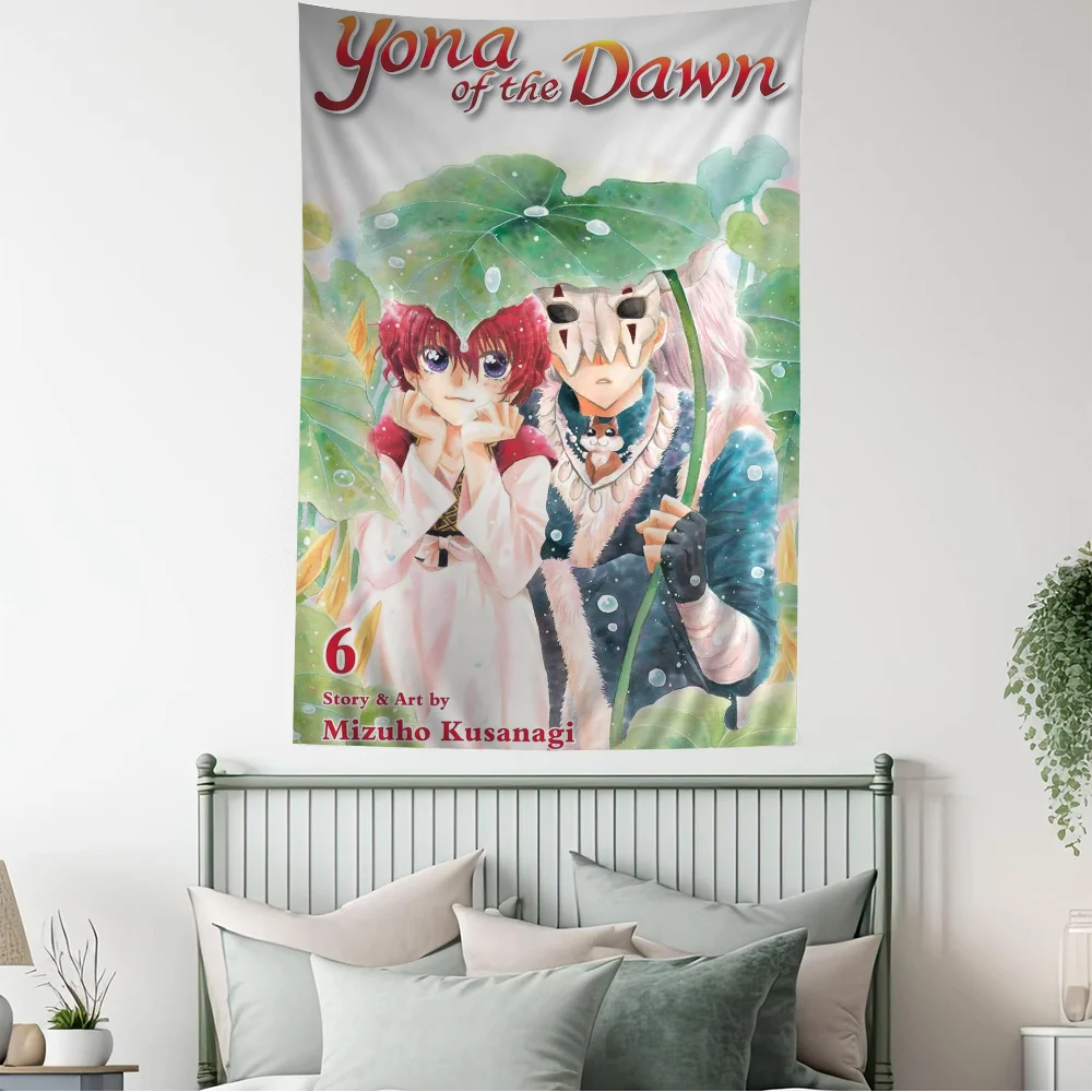 Аниме Yona Of The Dawn аниме гобелен хиппи цветы настенные ковры Декор для спальни