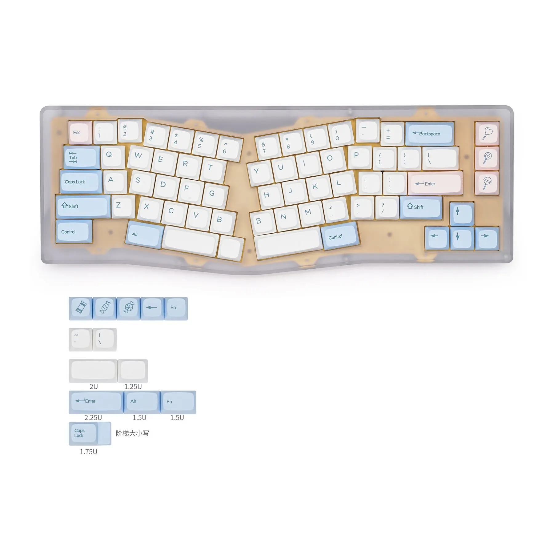 

KBDfans NP Lollipop Keycaps Set For Maja Mechanical Keyboard