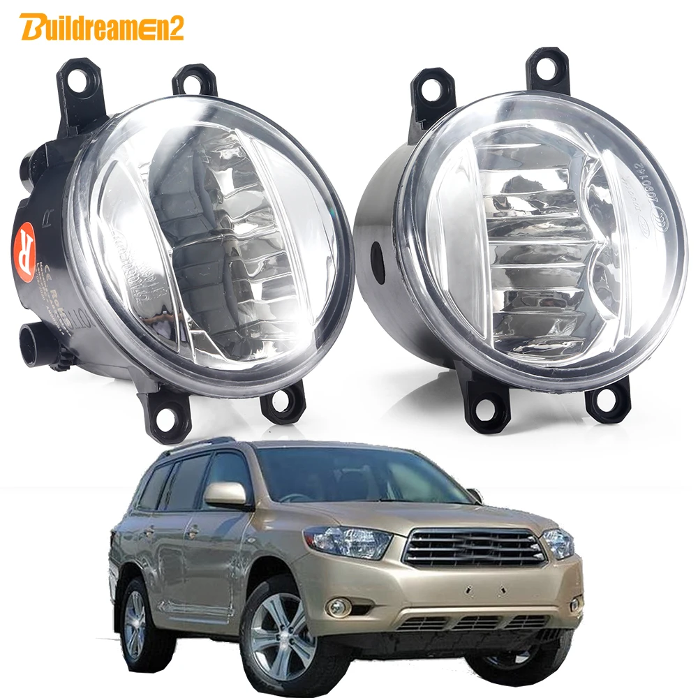 2 х 30 Вт H11 светодиодные противотуманные фары в сборе для Toyota Kluger GSU 40 серии 2007 2008 2009
