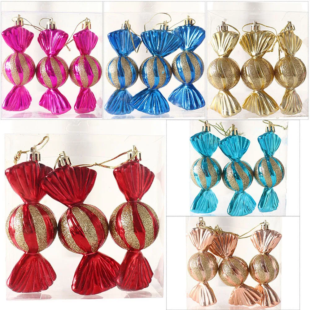 

Christmas Balls Christmas Tree Ornaments Ball Xmas Hanging Tree Pendants Home Party Decor 2023 New Year Gift Candy Gift