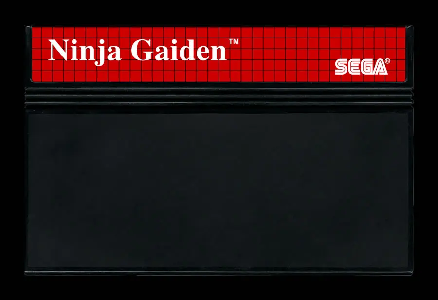 

SMS game cartridge : Ninja Gaiden ( USA Version! English Language!! )