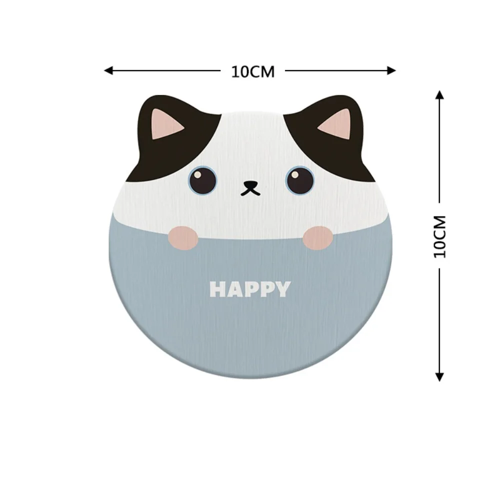 Милый дневной диатомит круговой изолированный коврик для обеденного стола