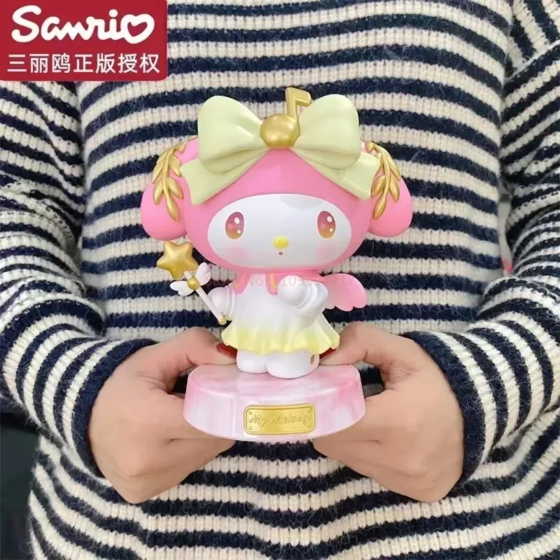 2024 горячая модель Melody Kuromi Miniso Sanrio Leshen ПВХ цветная коробка украшения милые фигурки куклы модель игрушки собирать дети каваи подарки (art.: 3920ca2efced8) - 3920ca2efced8
