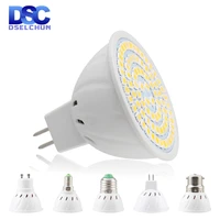 4pcs lampada led spotlight bulb e27 e14 mr16 gu10 b22 220v bombillas led lamp 48 60 80 led 2835 smd lampara spot light 3w 4w 5w