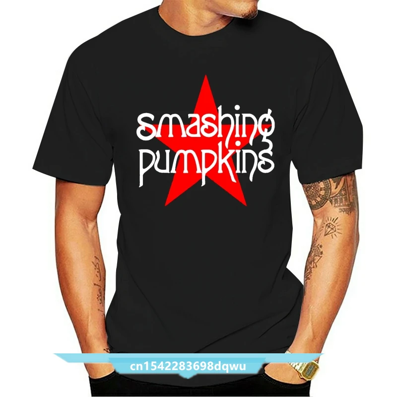 

Черная футболка с логотипом SMASHING PUMPKINS STAR, альтернатива SILVERCHAIR BUSH ZWAN