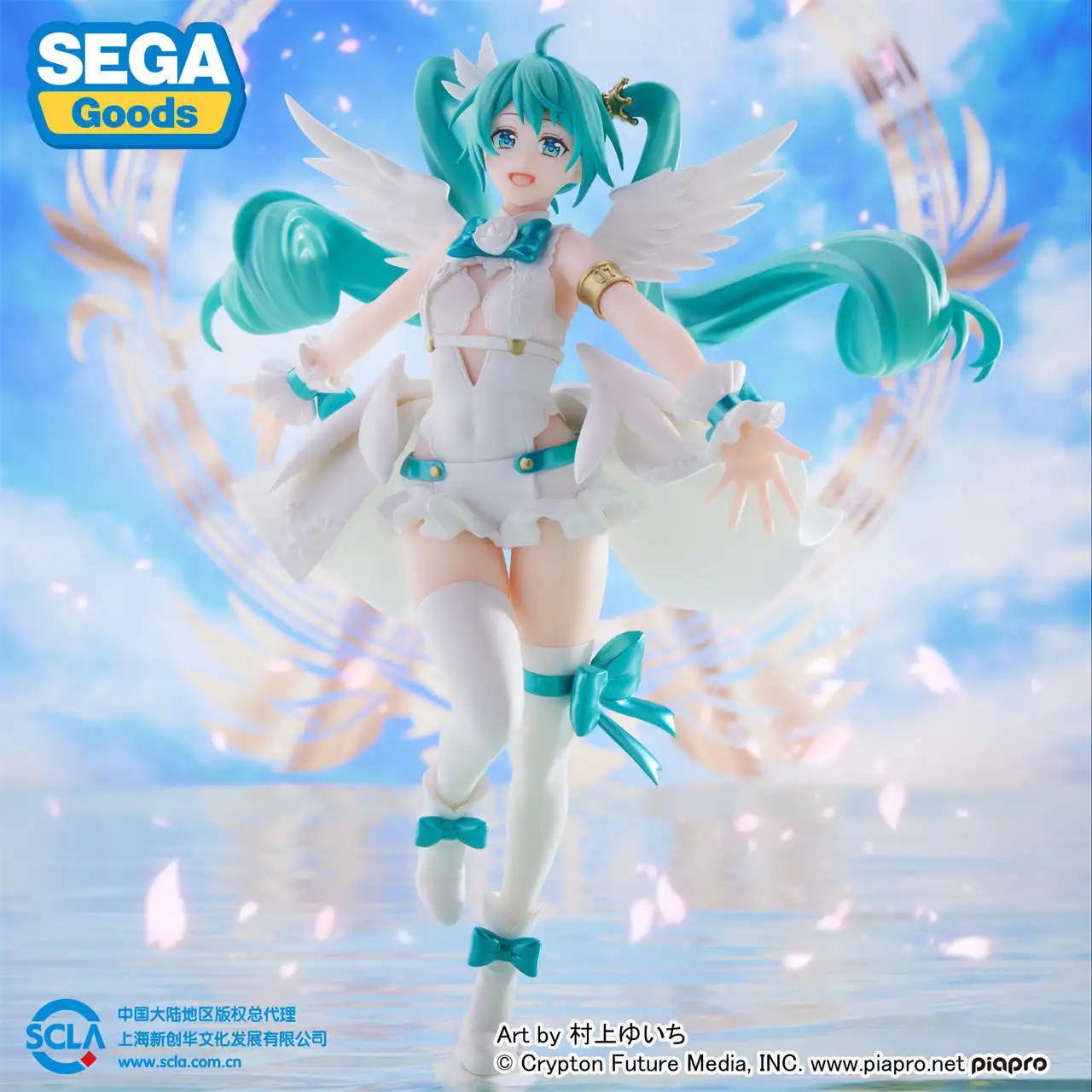 

Фигурки героев аниме Hatsune Miku, 22 см, милый ангельский костюм, фигурки Мику, кукла, коллекция красивых девушек, ПВХ модели, игрушки, подарки для ...