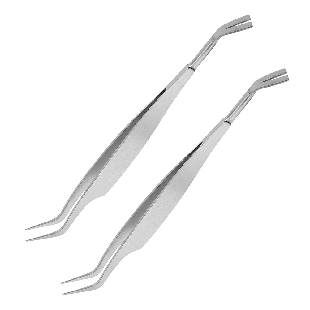 

Tick Pet Toolfor Stainless Steel Removalcurved Plating Kitchen Cooking Grooming Keys Puller Humans Remover Dogs Hook Tongs