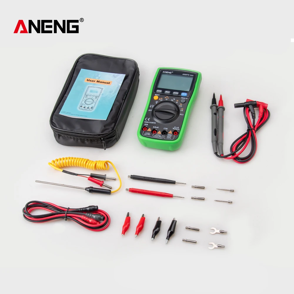 Цифровой мультиметр ANENG AN870 19999 отсчетов True Rms |