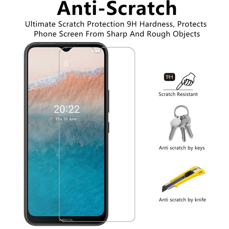 Защитное закаленное стекло для nokia c21 plus защита экрана на nokiac21 c 21 21c c21plus пленка