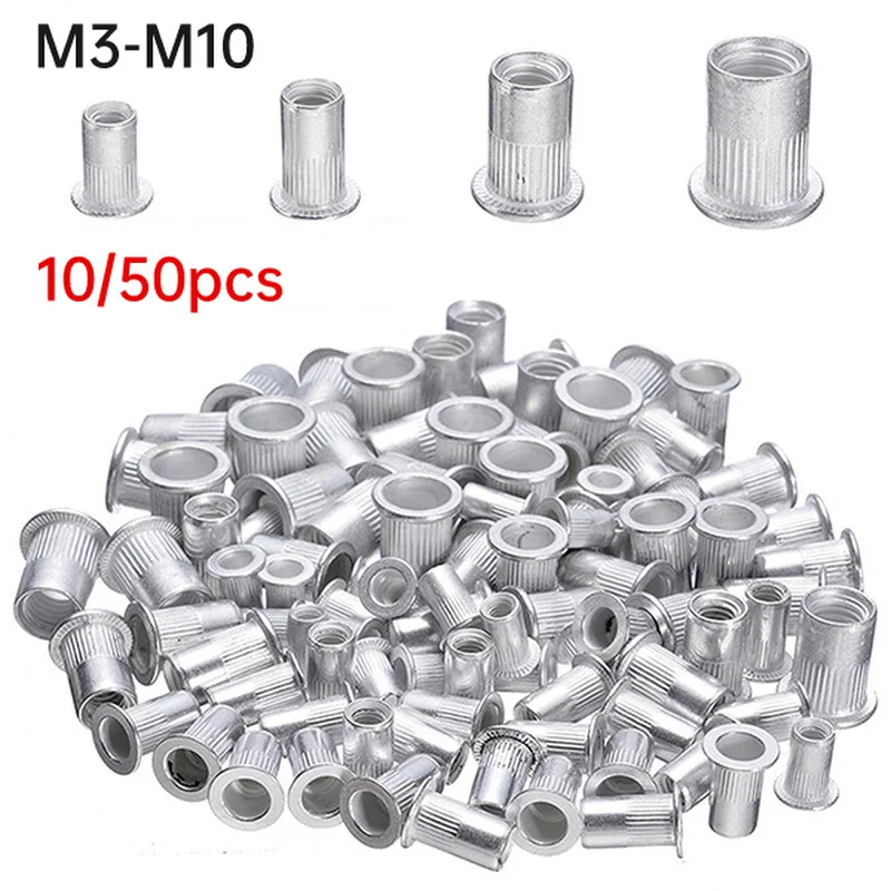 

10/50 шт., заклепки M3/M4/M5/M6/M8/M10