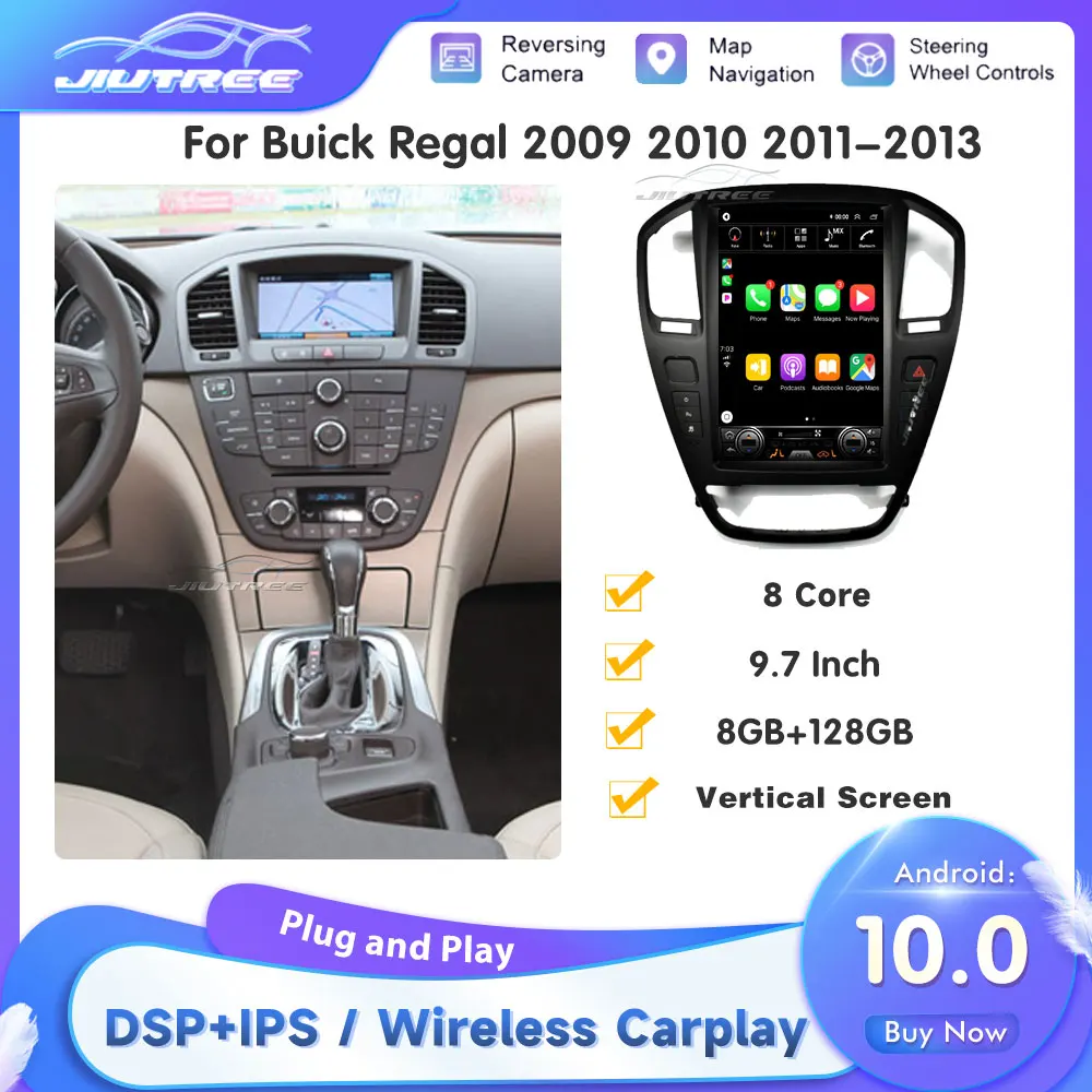 

Автомобильная Мультимедийная система, плеер на Android 9,7, 8 + 10,0G, с GPS, DSP, 128 дюйма, для Opel Insignia Buick Regal 2009, 2010, 2011, 2012, 2013