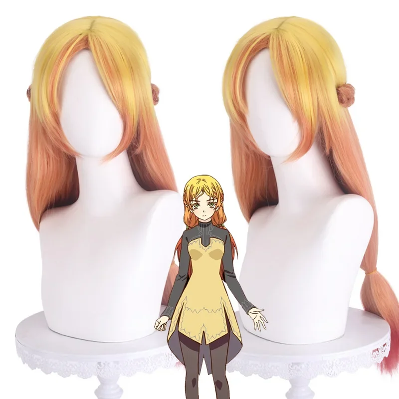 Парик Tsundere Elf Ojisan из аниме косплей Isekai дядюшка другого мира длинные волосы