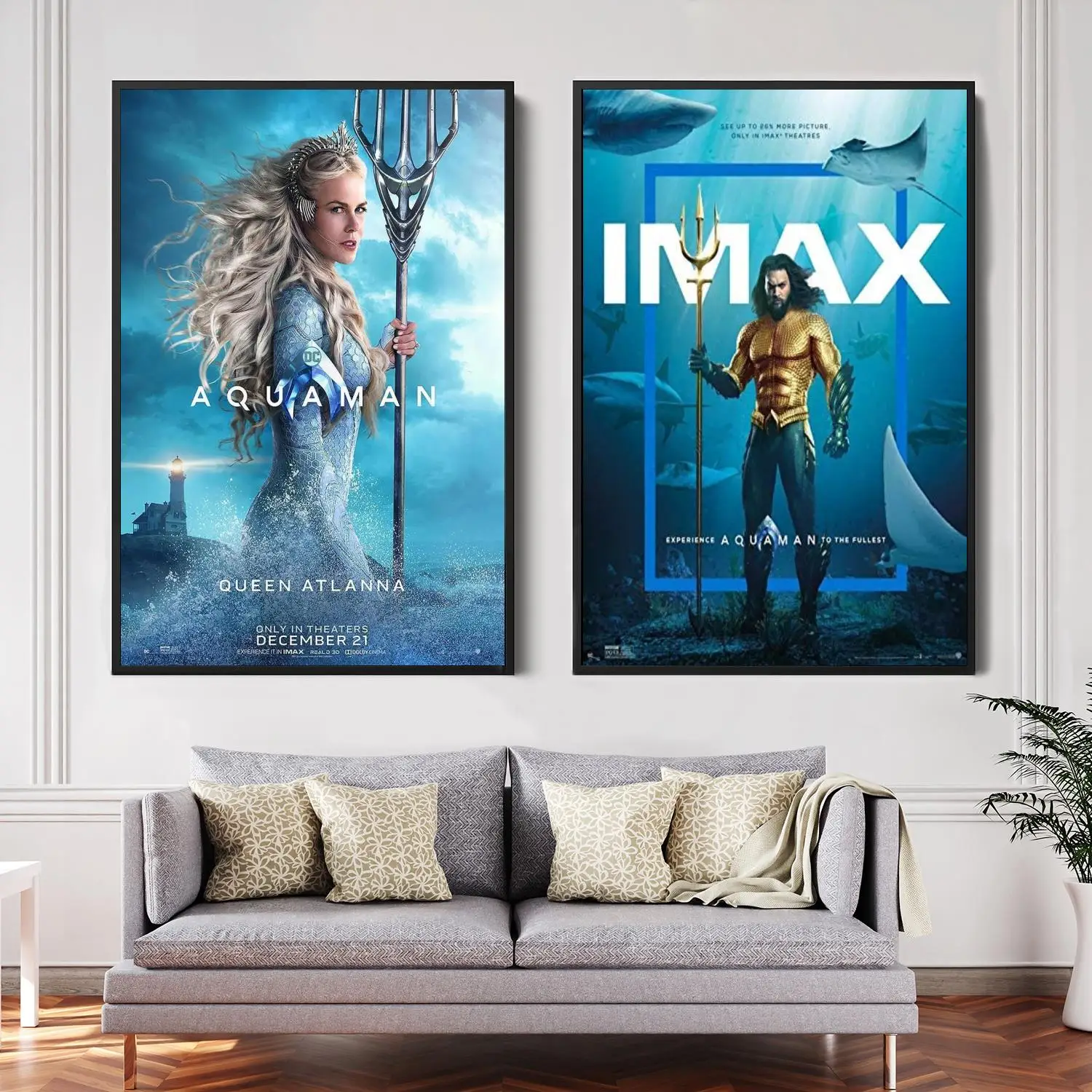 

aquaman Movie Decorative Canvas Posters Room Bar Cafe Decor Gift Print Art Wall Paintings