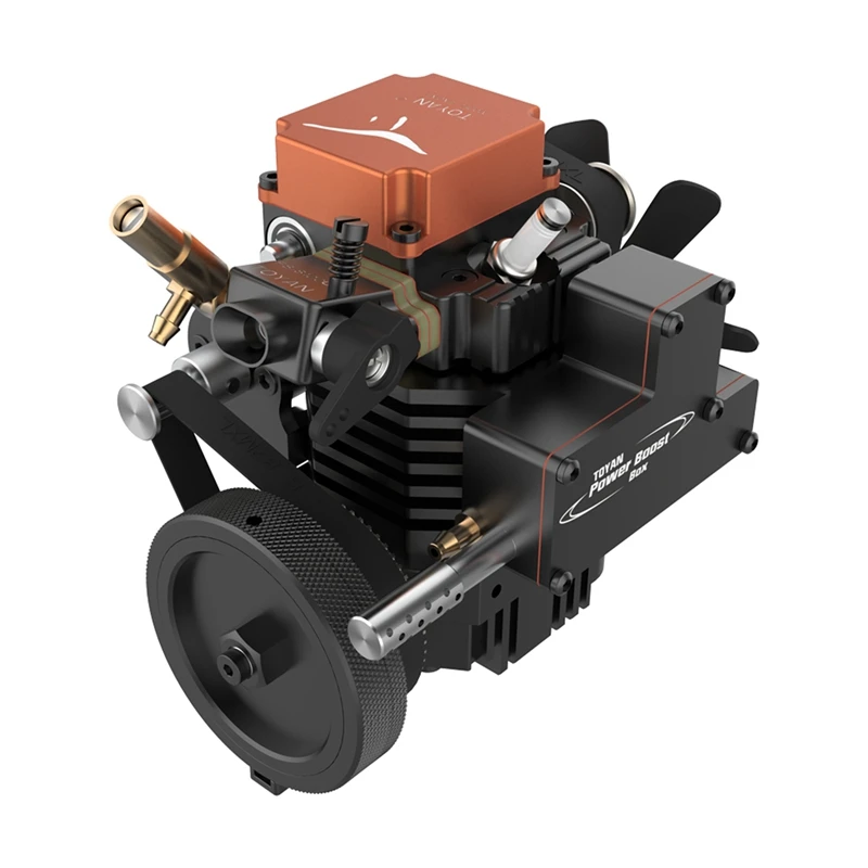 TOYAN Metal Gasoline Engine Single Cylinder 4 Stroke Model For RC Car Boat Airplane Mini Desktop Engine FS-S100GA