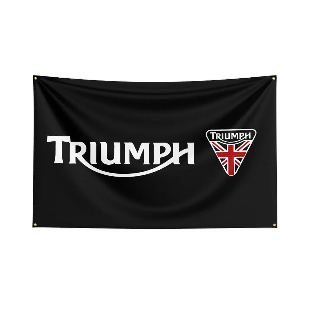 

3x5 Ft Triumph Motorcycles Flag Polyester Digital Printed Racing For Car Club -ft Flag Decor,flag Decoration Banner Flag Banner