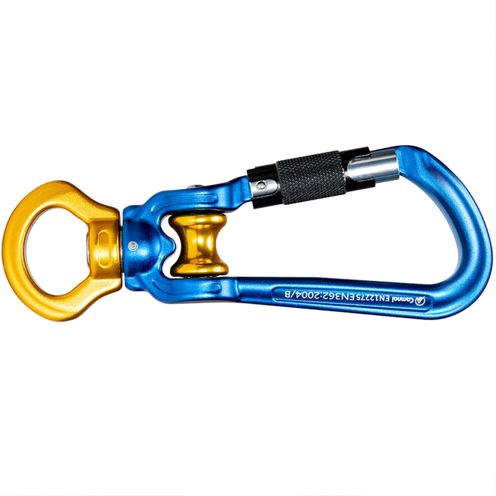 

Portable Carabiner Wear-resistant Wheel Lock Protective Buckle Rescue Remedy Emergency Supplies for Hiking Outdoor