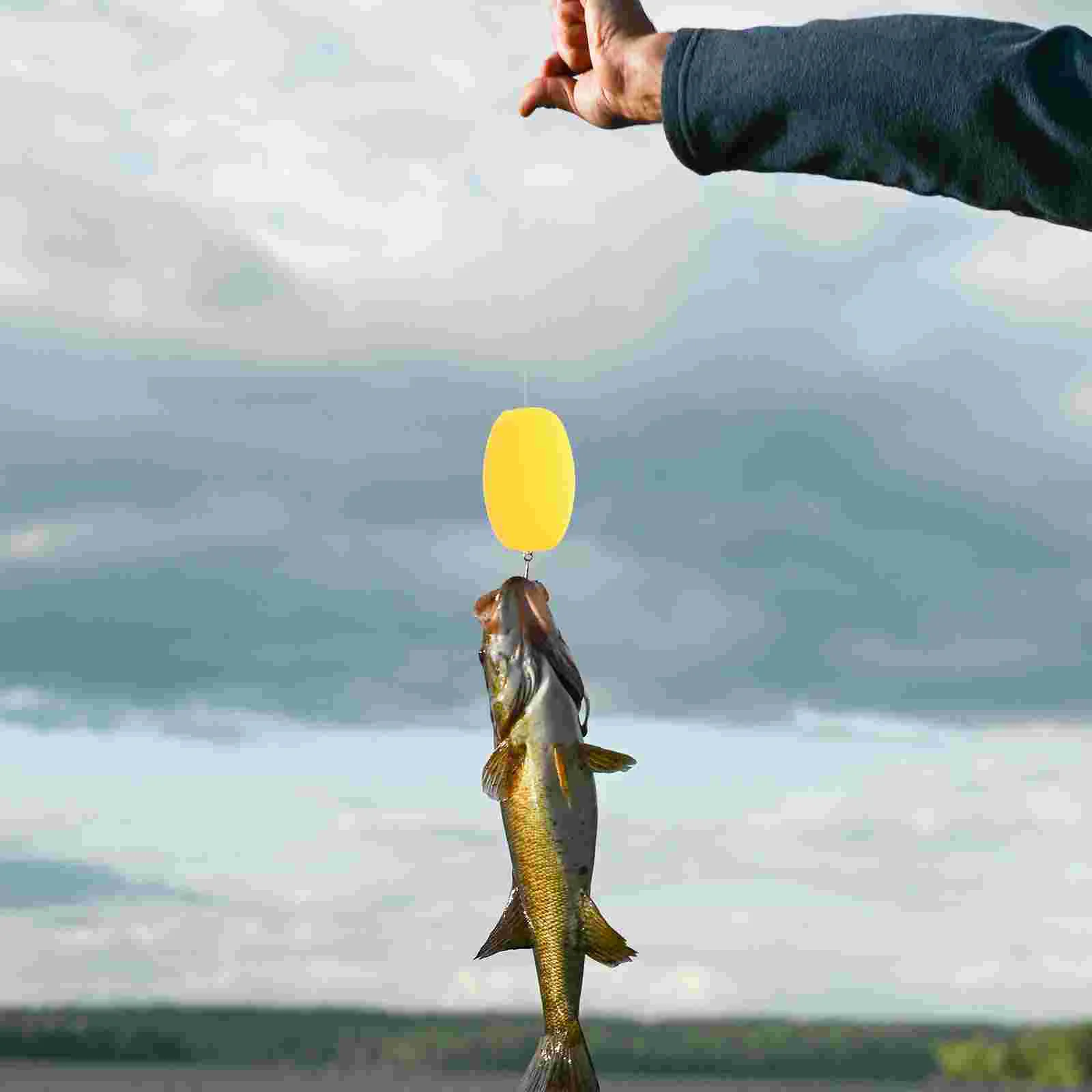 Буи Eva высокой плотности антивозрастные овальные поплавки рыболовные снасти 2 шт.