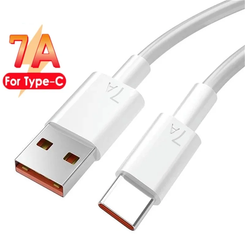 

500pcs/lot 7A 100W Type c Fast Charging USb-C Sync Data Charging Cable Wire For Samsung S20 s22 htc lg Super Fast charger Cables