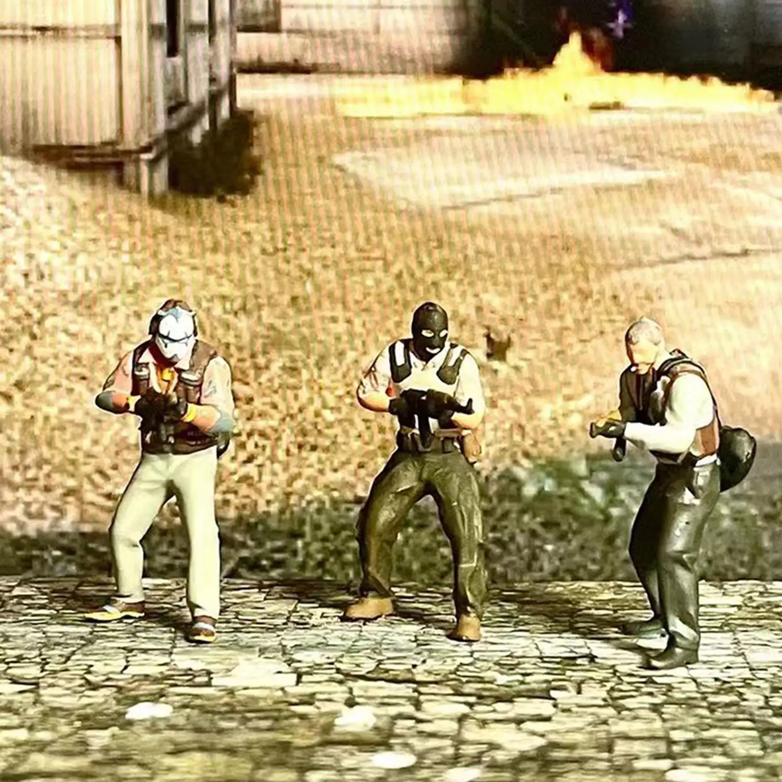 3 шт. миниатюрные фигурки Диона 1:64