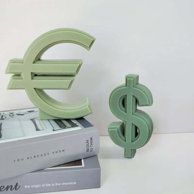 Сделай сам валюта $ € знак ароматическая свеча золотая монета доллар США буквы