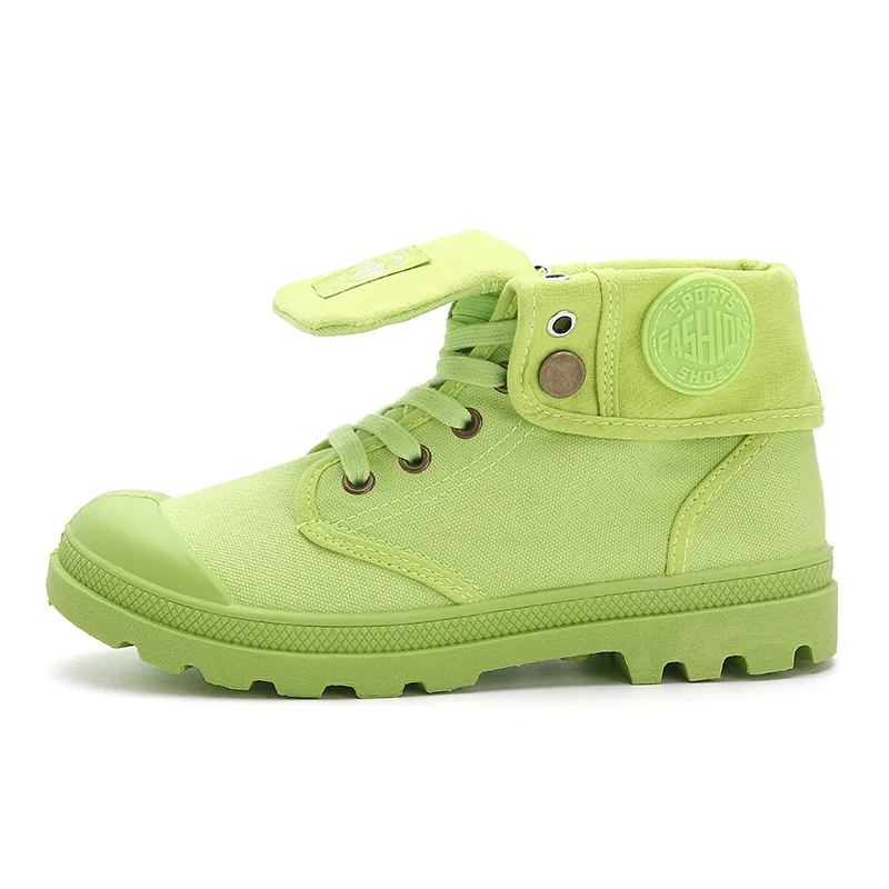 

Fashion Brand Women's Shoes Flat Shoes High-Top Canvas Shoes Martin Shoes Women's Mountaineering Sneakers Outdoor White Shoes