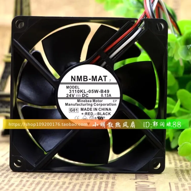 Оригинальный вентилятор ЦП для NMB 3110KL-05W-B49 8025 8 см 24 в а стандартная частота освещения 80x80x25 мм