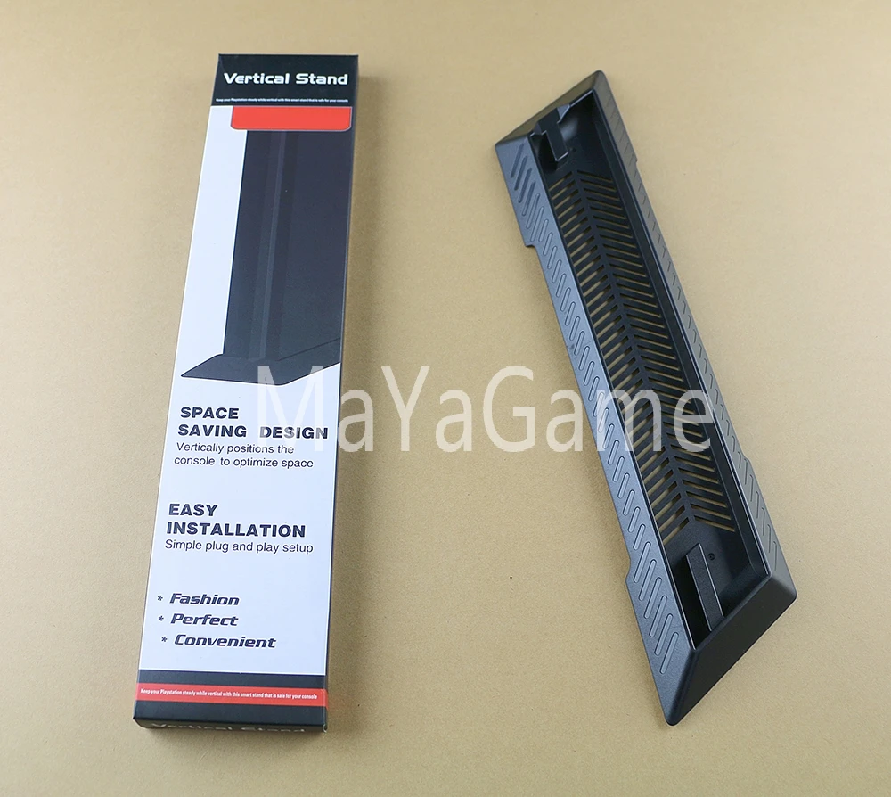 Фото Подставка для консоли Playstation 4 PS4 Slim, черная, 1 шт. №4