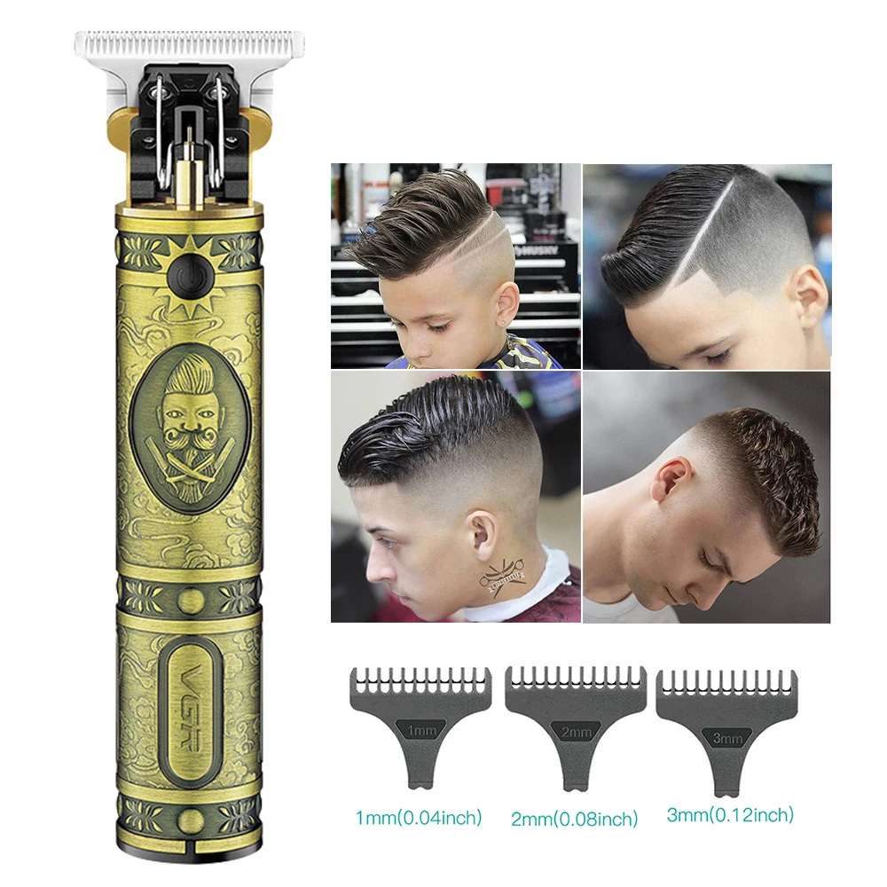 Professional Hair Clipper Rechargeable Hair Trimmer For Men Shaver Barber Hair Cutting Machine Hair Cutter Beard Trimmer