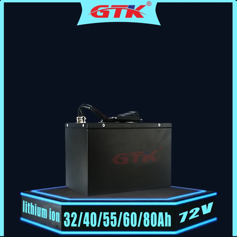 

Литий-ионный аккумулятор GTK 72 в 32 А · ч 40 А · ч 55 А · ч 60 А · ч 2000 Вт-3500 Вт с электрической педалью для зарядки, маленький четырехколесный автомоб...