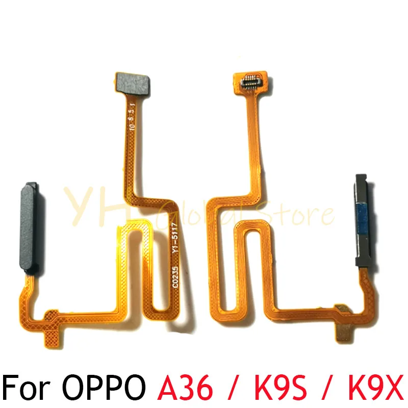 Для OPPO A36 / K9S K9X Главная Кнопка отпечаток пальца сенсорный датчик ID гибкий кабель