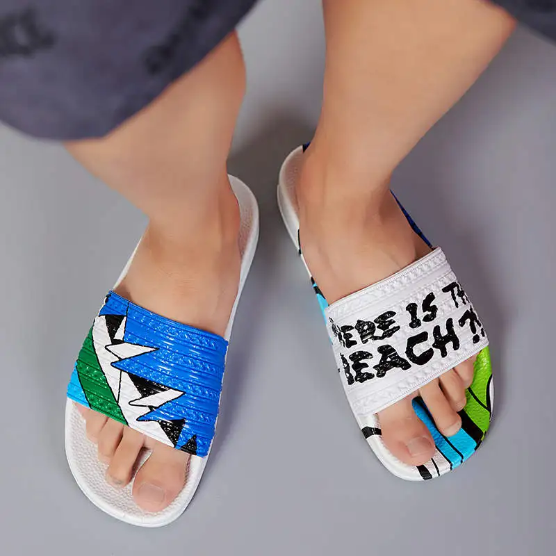 

Slippers Men Summer 2021 Trends Summer Rubber Flip Flops Fur Men's Shoes Tennis Luxury Brand 2022 Men's Sneaker Minimal Tennis