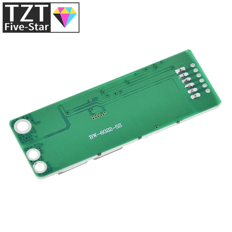 TZT 5S 15A Li-Ion литиевый аккумулятор BMS 18650 Защитная плата зарядного устройства 18В 21В