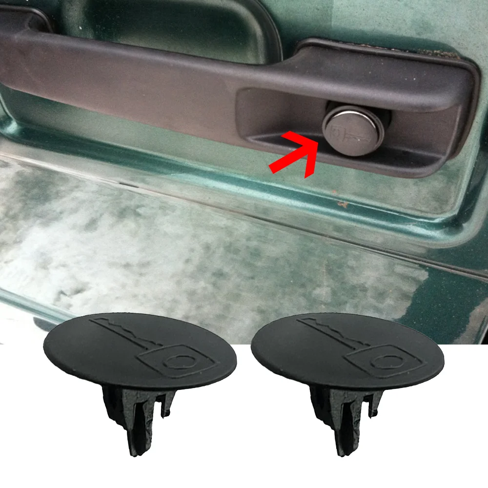 

2x автомобильная дверная ручка, отверстие для ключа, заглушка для замочной скважины, зажим, новый для Mercedes-Benz G-Class W463 1990-2018, предотвращает засорение, пыленепроницаемость