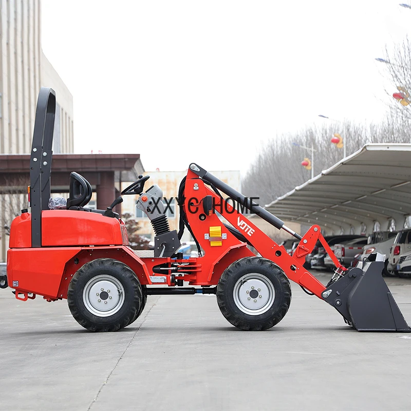 Мини-трактор с фронтальным погрузчиком очень дешевый колесный погрузчик 4x4