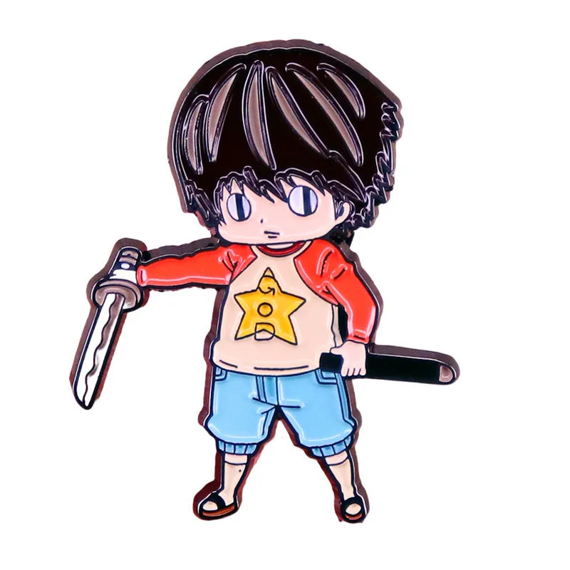 

Kotaro Lives Alone Enamel Brooch Pin Brooches Lapel Pins Badge Denim Jacket Jewelry Accessories Fashion Gifts