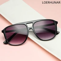 loerhunar fashion sunglasses gradually changing ocean sunglasses full frame double nose sunglasses womens outdoor toad glasses