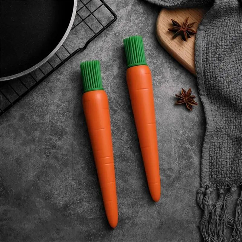 

Creative Carrot Oil Brush Silicone Brush Barbecue Oil Brush 1pcs Bbq Oil Brush Baking Brush Tool Baking Cream Brush