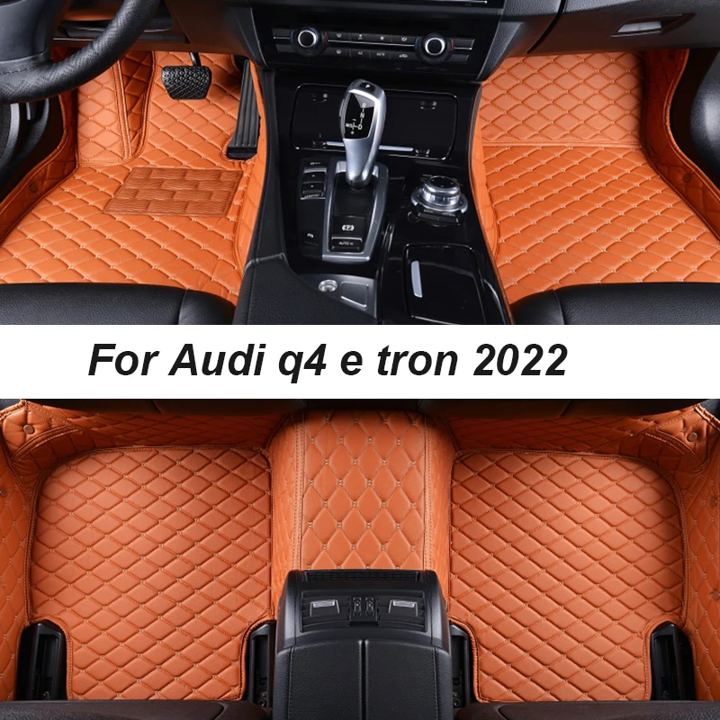 

Car Floor Mats For Audi q4 e tron 2022 DropShipping Center Auto Interior Accessories Leather Carpets Rugs Foot Pads