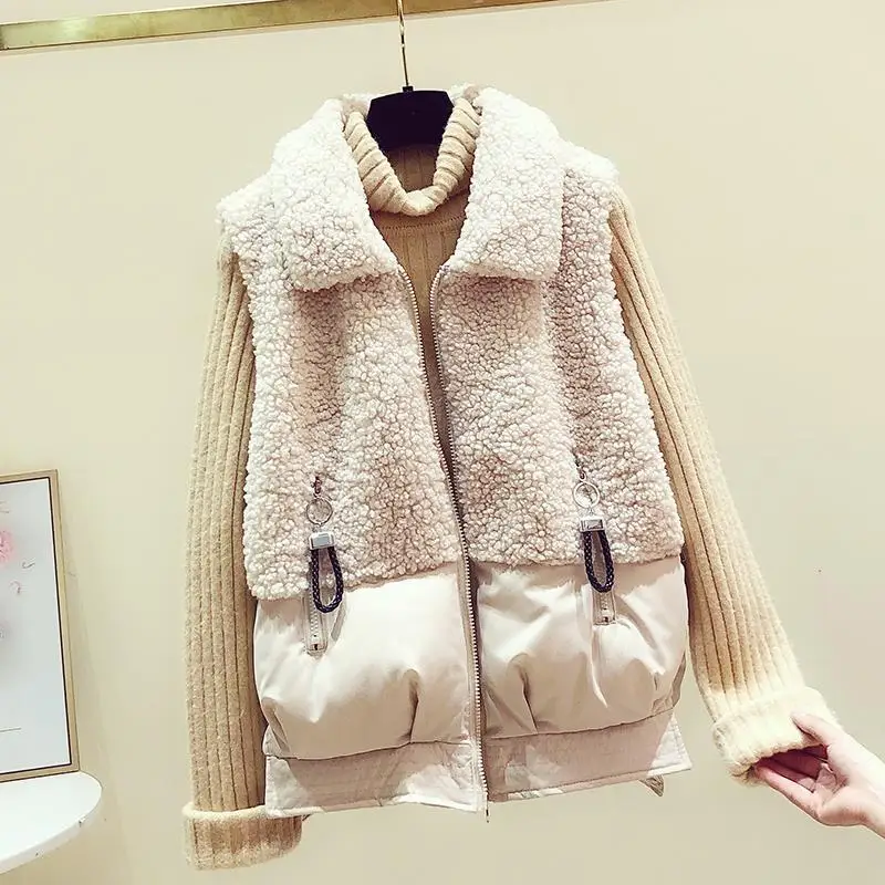 

Women Waistcoat Jacket Vest Female Casual Loose Warm Sleeveless Waistcoat Ladies Cotton Padded Waterproof Thick Waistcoat G75