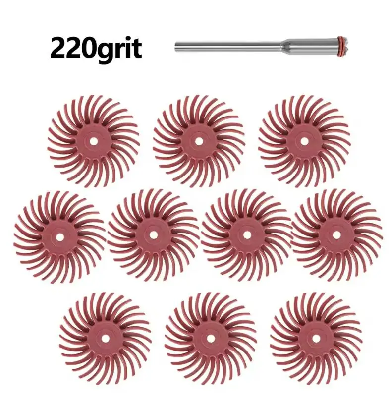 

Комплект дисков с радиальной щетиной для полировки