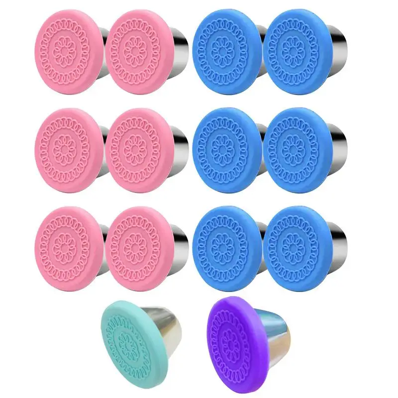 

5PCS Reusable Salad Dressing Container Stainless Steel Sauce Containers With Silicone Lids Leakproof Small Salad Dressing Tool