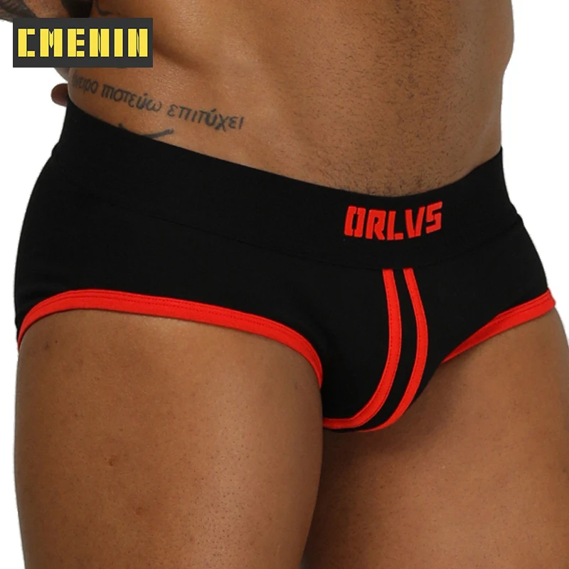 

CMENIN 2021 Brand Men Underwear Briefs New designed Slip Mesh Shorts Cueca Gay men Underwear sexy Male panties Breathable Cotton