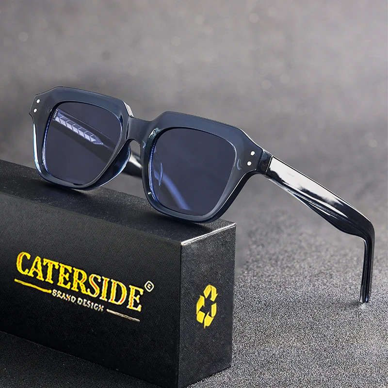 CATERSIDE Новые солнцезащитные очки с квадратной оправой мужские повседневные