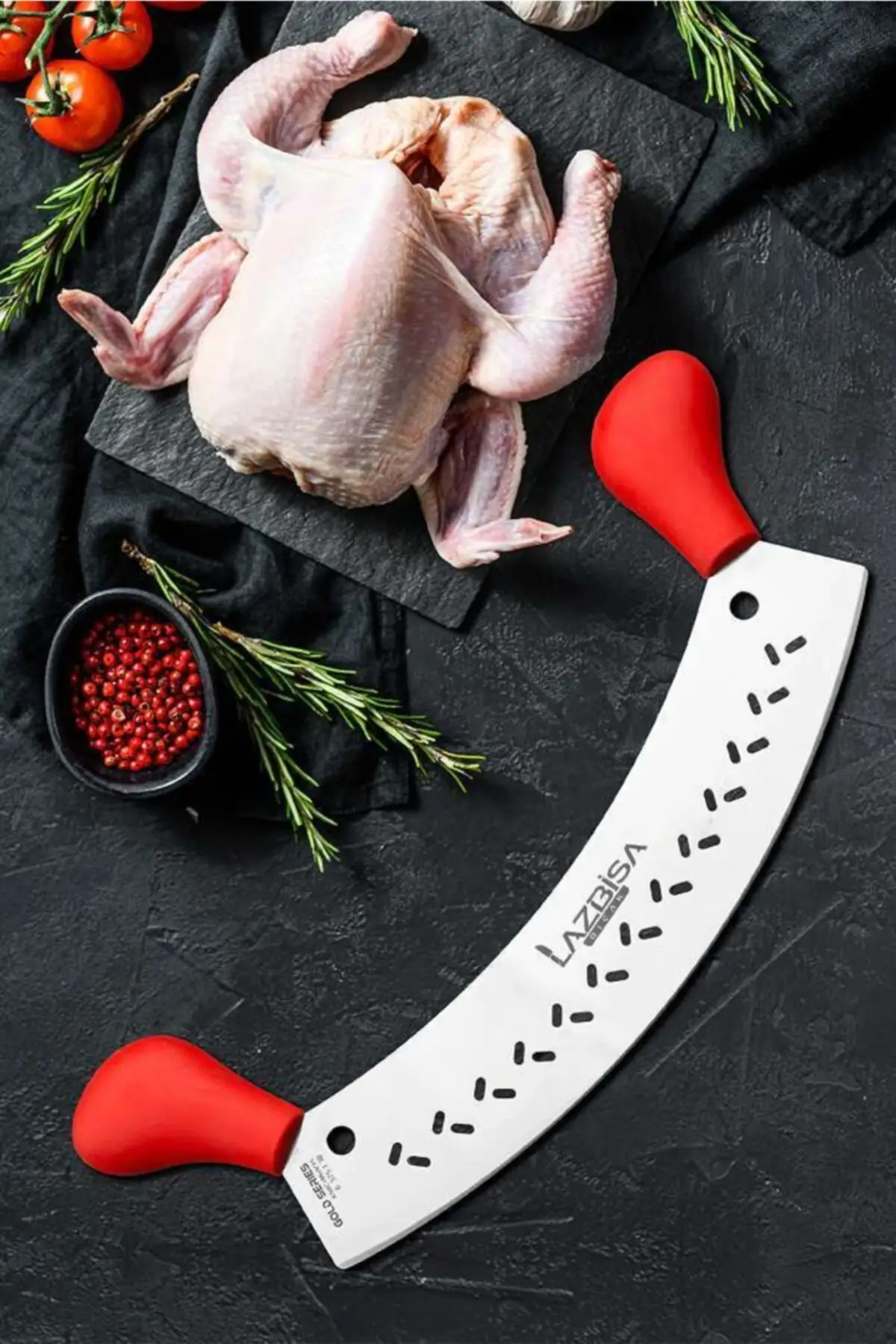 2022 Кухонный Нож Ряд Броня Из Нержавеющей Стали Пицца Лук Лаваш Мясорубка