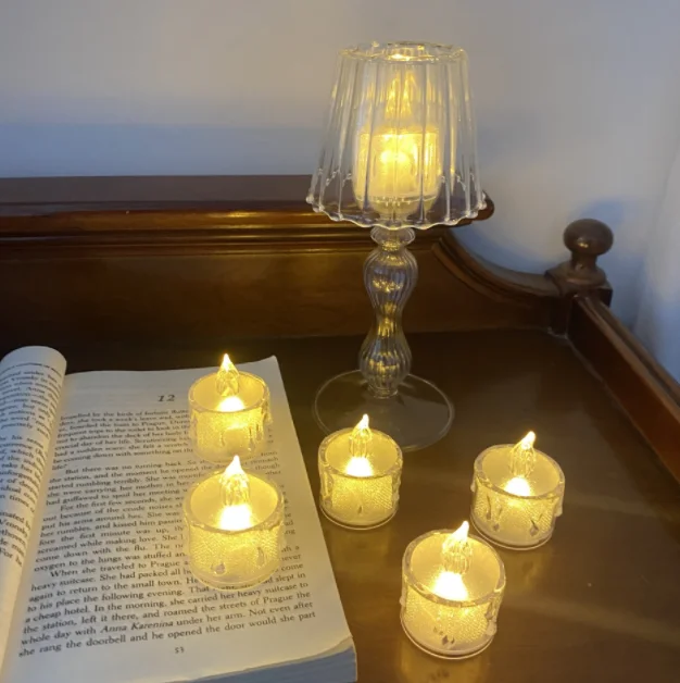 

Ins Mini Candle Night light portable compact atmosphere candle light