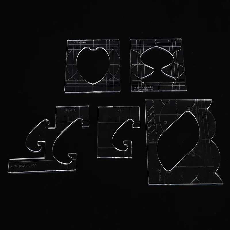 

Линейка для шитья, пластиковая, 4 шт.